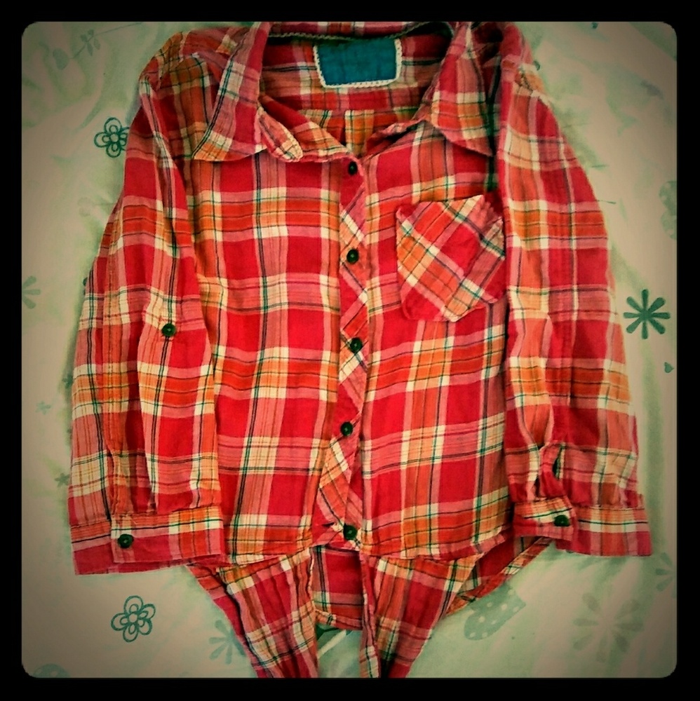 Plaid button up